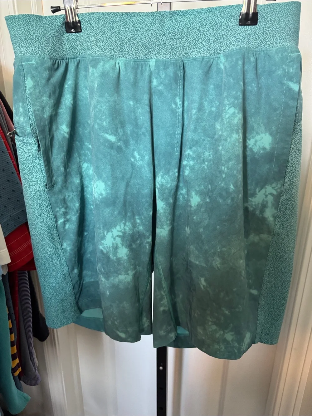 lululemon athletica Teal Tie-Dye Men’s Swim Trunks